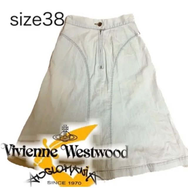 Vivienne Westwood(ヴィヴィアンウエストウッド)の稀少レア　初期アングロマニア　made in italy スカート レディースのスカート(ひざ丈スカート)の商品写真