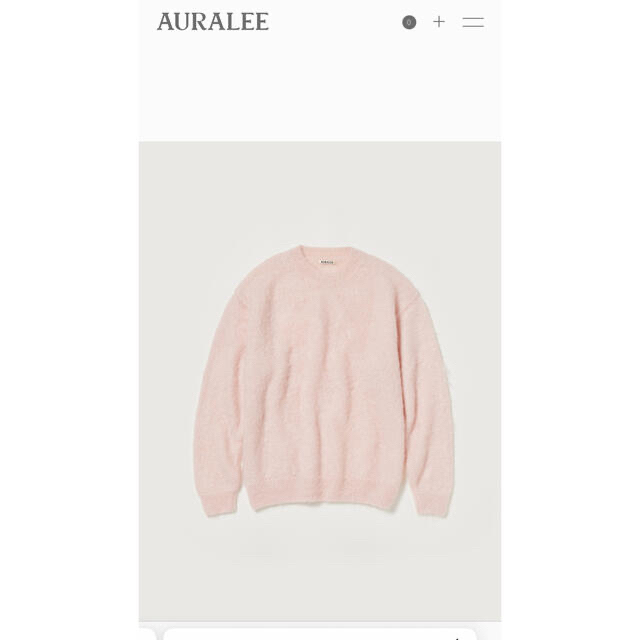 ニット/セーターAURALEE  BRUSHED SUPER KID MOHAIR KNIT 5