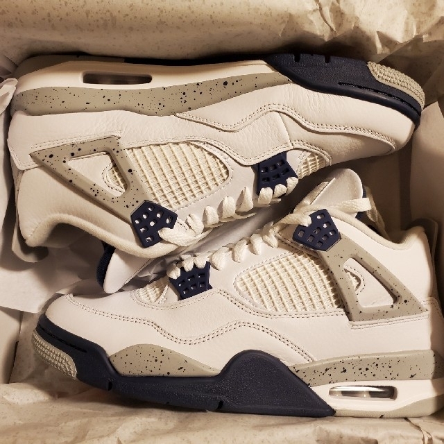 靴/シューズNIKE AIR JORDAN 4 “MIDNIGHT NAVY”