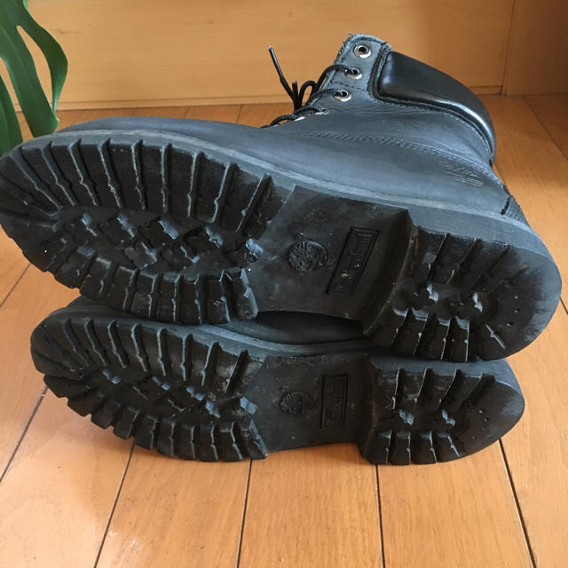 Timberland(ティンバーランド)のティンバーランド☆革のブーツ 黒  ８M メンズの靴/シューズ(ブーツ)の商品写真