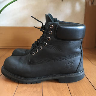 ティンバーランド(Timberland)のティンバーランド☆革のブーツ 黒  ８M(ブーツ)