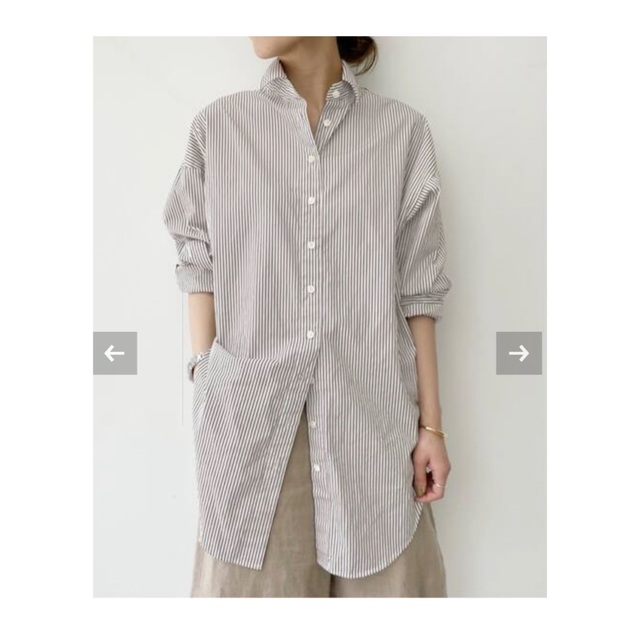 L'Appartement DEUXIEME CLASSE(アパルトモンドゥーズィエムクラス)のL'Appartement BF SHIRTS レディースのトップス(シャツ/ブラウス(長袖/七分))の商品写真