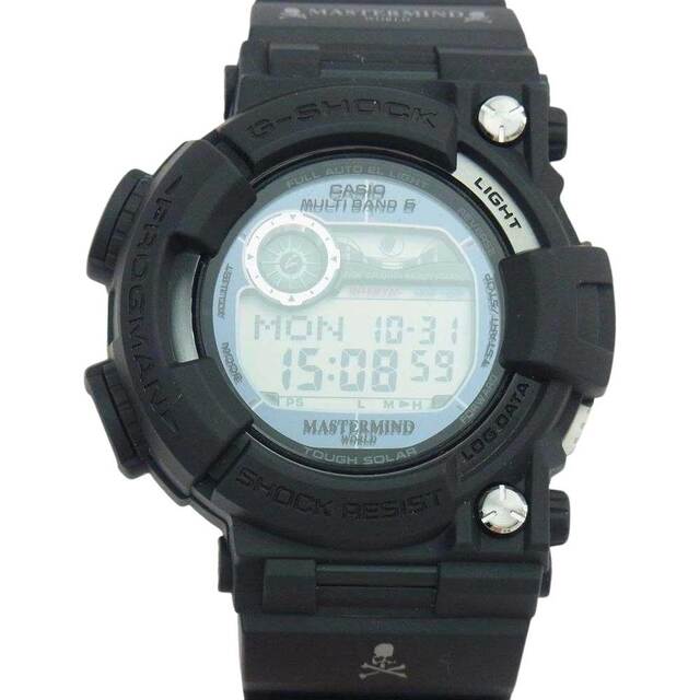 G-SHOCK ジーショック × MASTERMIND WORLD マスターマインドジャパン GWF-1000MM 伊勢丹限定 FROGMAN フロッグマン 腕時計 ウォッチ ブラック系【美品】