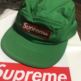 SUPREME LIQUID METAL LOGO CAMP CAP