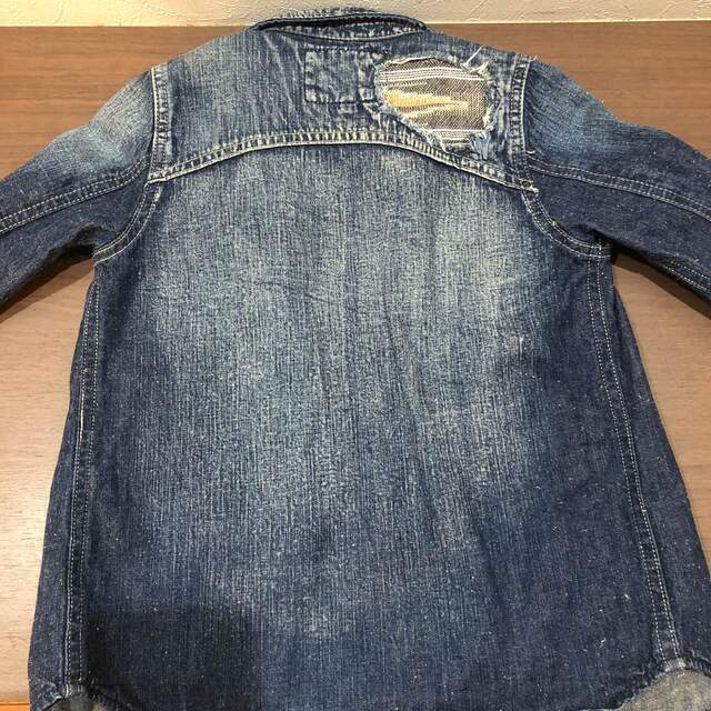 F.O.KIDS(エフオーキッズ)のFOKIDS デニムジャケット 120センチ キッズ/ベビー/マタニティのキッズ服男の子用(90cm~)(ジャケット/上着)の商品写真