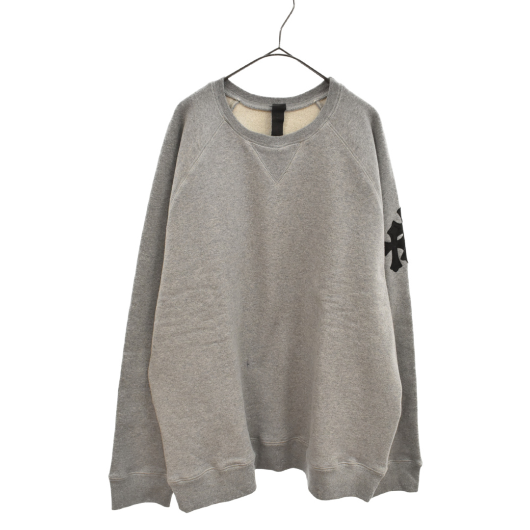 CHROME HEARTS クロムハーツ 22AW Y NOT Crewneck Sweat ワイノット クルーネック スウェットトレーナー グレー