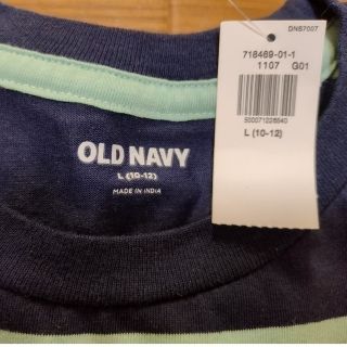 オールドネイビー(Old Navy)のお値下げ　Old Navy オールドネイビー 長袖Tシャツ(Tシャツ/カットソー)