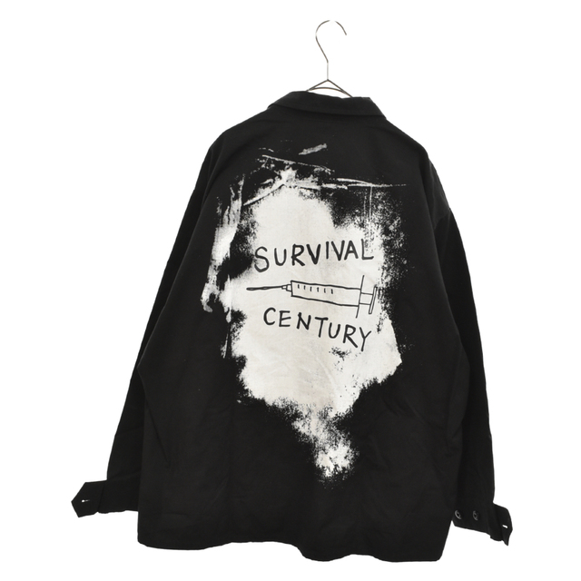 WTAPS ダブルタップス 21SS JUNGLE 02 211WVDT-SHM03 ジャングルミリタリー長袖シャツ ブラック - 1