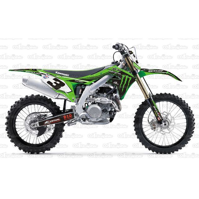 ステッカー2021-2023 KX250 KX250X グラフィック デカール ステッカー