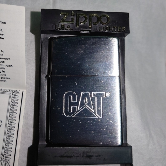 ZIPPO(ジッポー)のZIPPO ジッポー CAT キャタピラー 企業ロゴ F/2000 2000年製 インテリア/住まい/日用品のインテリア小物(灰皿)の商品写真