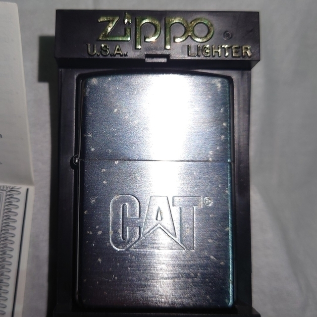 ZIPPO(ジッポー)のZIPPO ジッポー CAT キャタピラー 企業ロゴ F/2000 2000年製 インテリア/住まい/日用品のインテリア小物(灰皿)の商品写真