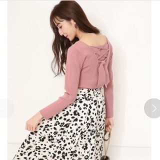 Apuweiser-riche - Apuweiser-riche♡長袖バックシャンプルオーバー♡ピンク
