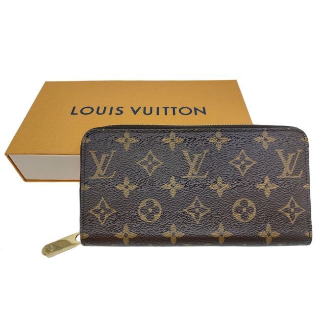 ファッション小物未使用品！LV【ルイ ヴィトン】M41896 モノグラム ジッピ―ウォレット