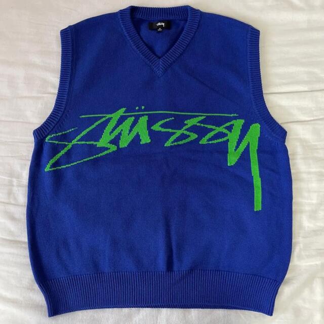 STUSSY SWEATER VEST ステューシー M ベスト - ベスト