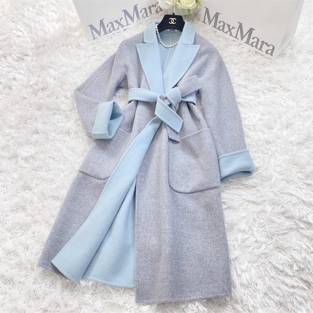 Max Mara(マックスマーラ)の★★新品同様 マックスマーラ リバーシブル コート★★ レディースのジャケット/アウター(ロングコート)の商品写真