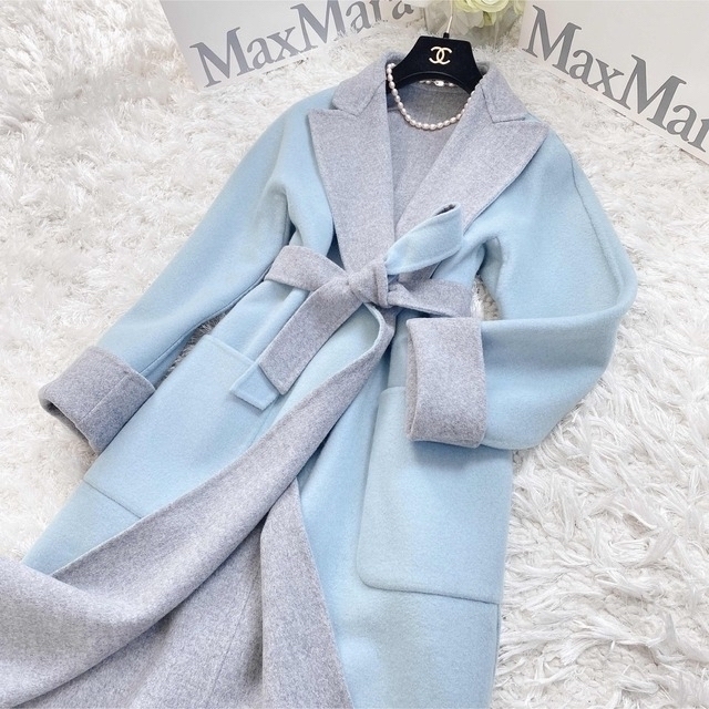 Max Mara(マックスマーラ)の★★新品同様 マックスマーラ リバーシブル コート★★ レディースのジャケット/アウター(ロングコート)の商品写真