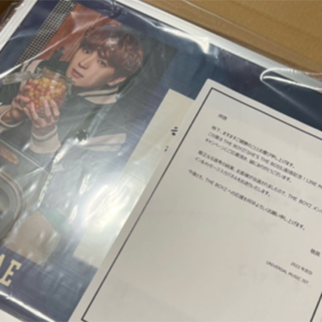 最終値下げ　theboyz ヒョンジェ サイン入りポラロイド