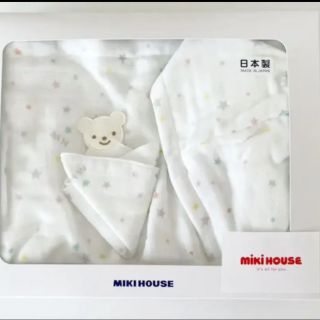 ミキハウス(mikihouse)のミキハウス　バスポンチョ新品未使用(バスローブ)