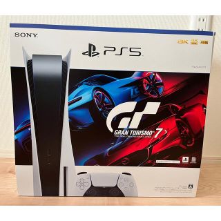 プレイステーション(PlayStation)の【最新版】PlayStation5 本体　新品　グランツーリスモ7同梱版(家庭用ゲーム機本体)