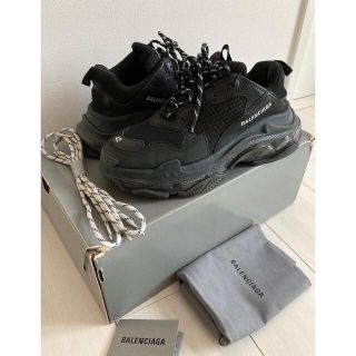 バレンシアガ(Balenciaga)の【特価】BALENCIAGA TRIPLE S CLEAR SOLE BLACK(スニーカー)