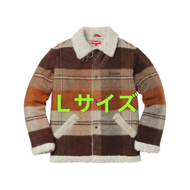 Supreme Plaid Shearling Bomber jacket