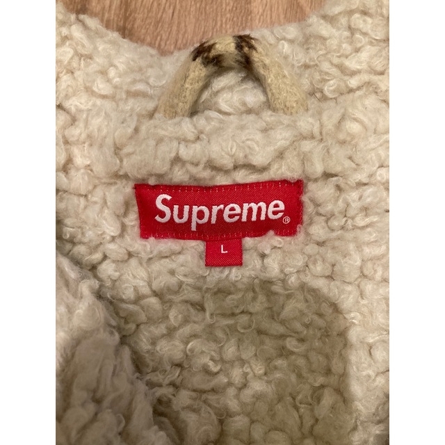 Supreme Plaid Shearling Bomber jacket 5