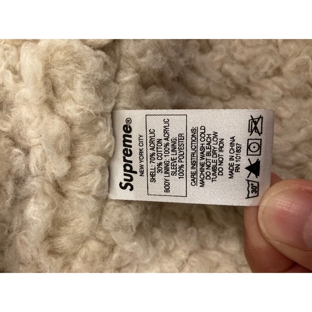 Supreme Plaid Shearling Bomber jacket 3