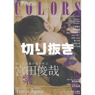 ザテレビジョンCOLORS(カラーズ)Vol.55 PURPLE 切り抜き(音楽/芸能)