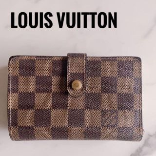 ルイヴィトン(LOUIS VUITTON)の【ルイヴィトン】 ダミエ ヴィエノワ 折り財布 二つ折り がま口 M11022(財布)