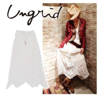 アングリッド(Ungrid)の【完売】ungrid バテンレーススカート(ロングスカート)