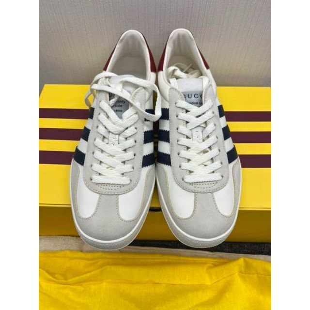 日本産 GUCCI × adidas 新品未使用 コラボガゼルスニーカー26cm INDOOR