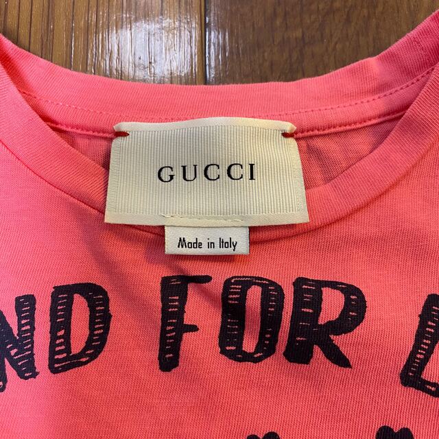 Gucci(グッチ)のGUCCI Tシャツ サイズ5 キッズ/ベビー/マタニティのキッズ服女の子用(90cm~)(Tシャツ/カットソー)の商品写真