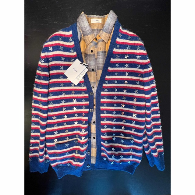 セリーヌ21SS ルックセット/カーディガン/チェックシャツ セリーヌ21SS ルックセット/カーディガン/チェックシャツ