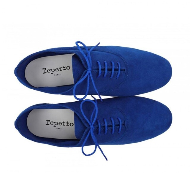 レペット　repetto　ジジ　zizi　36.5　ブルー　スエード