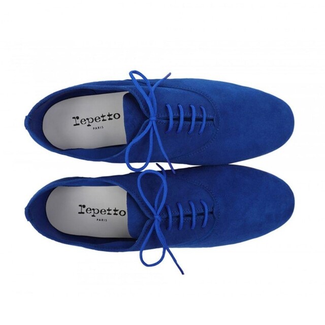 repetto(レペット)のレペット　repetto　ジジ　zizi　36.5　ブルー　スエード レディースの靴/シューズ(バレエシューズ)の商品写真