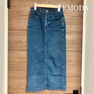 EMODA - EMODA エモダ☆デニムタイトロングスカート☆サイズ1