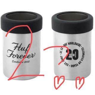 ハフ(HUF)の非売品❗️ オリジナルクージー 缶ホルダー(ノベルティグッズ)