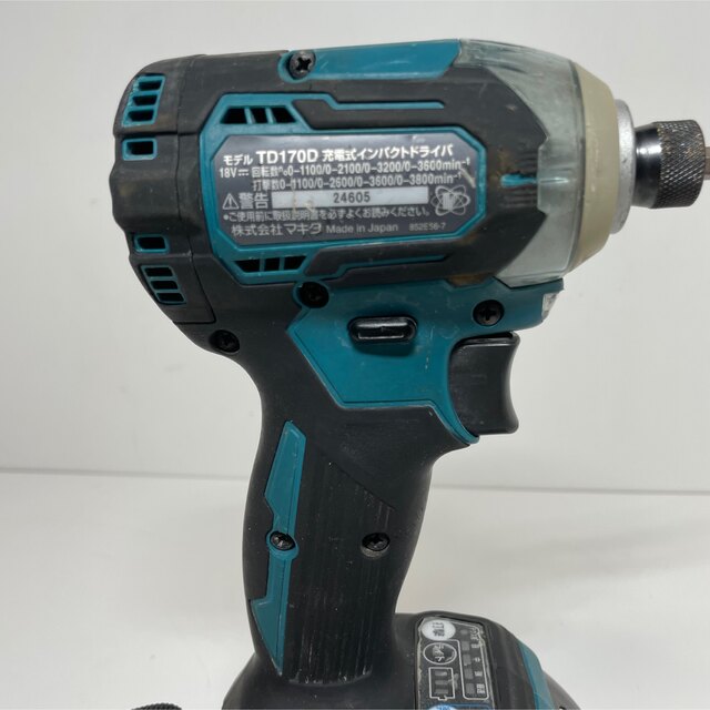 Makita(マキタ)の【中古良品】マキタmakita TD170D インパクトドライバー18V 本体 自動車/バイクのバイク(工具)の商品写真