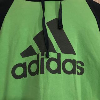 アディダス(adidas)のササクレハ様専用　adidas パーカー　グリーン12/26削除します(スウェット)