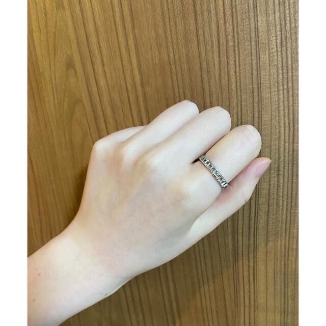 Tiffany & Co.(ティファニー)のティファニー　トゥルーナローリング　ホワイトゴールド レディースのアクセサリー(リング(指輪))の商品写真