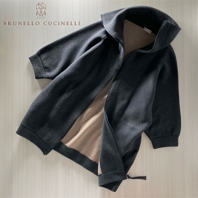 BRUNELLO CUCINELLI - H22☆美品☆極上カシミヤ100% 肉厚ニットコート