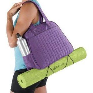 未使用 ガイアム Gaiam Metro Gym Bag ヨガ バンジーボトム付(ヨガ)