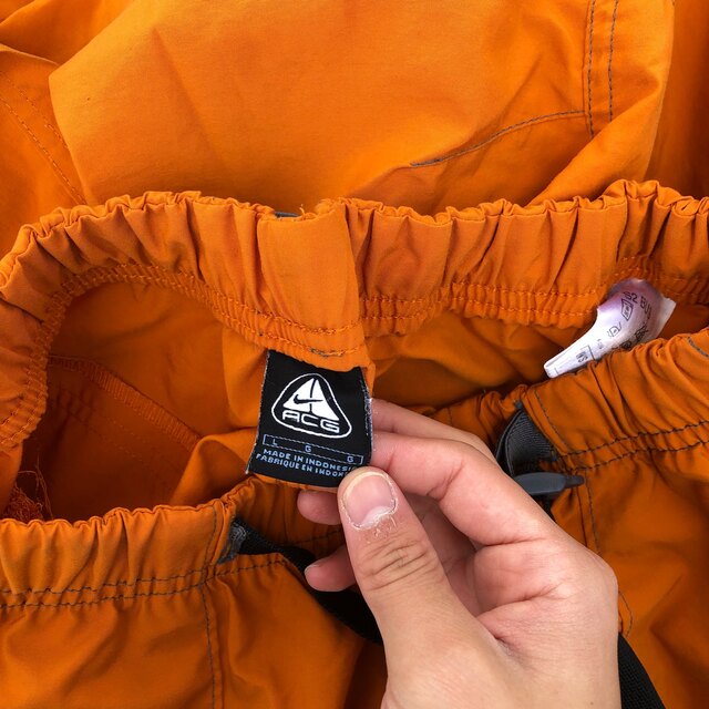 NIKE - NIKE ACG 90s テックパンツ オレンジ アウトドア Y2Kの通販 by