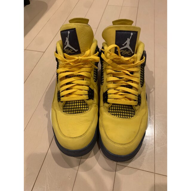 メンズNike Air Jordan 4 "Tour Yellow" 12 30cm