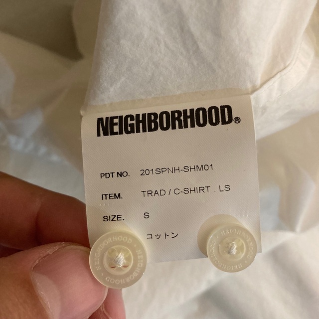 NEIGHBORHOOOD TRAD/C-SHIRT 白シャツ　ホワイト
