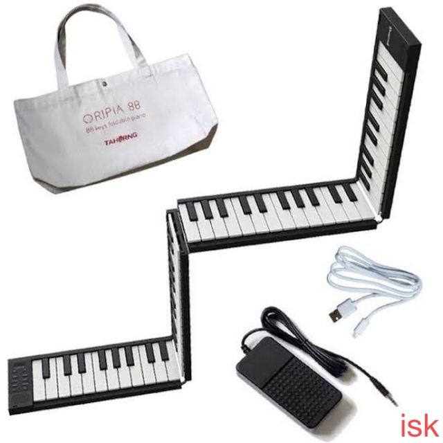 タホーン オリピア ORIPIA88 BK 折りたたみ式電子ピアノOP88 - 鍵盤楽器