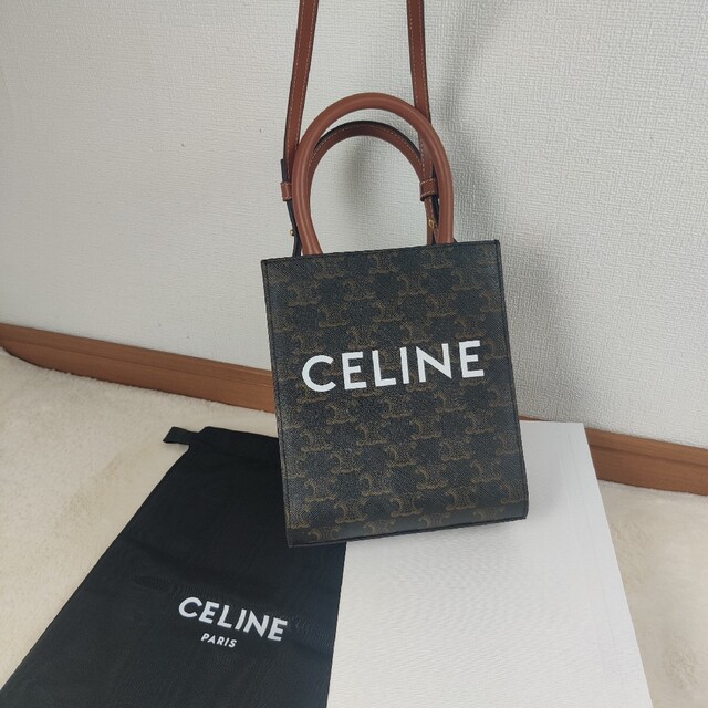 CELINE ミニ バーティカルカバ / トリオンフ キャンバス おすすめ www