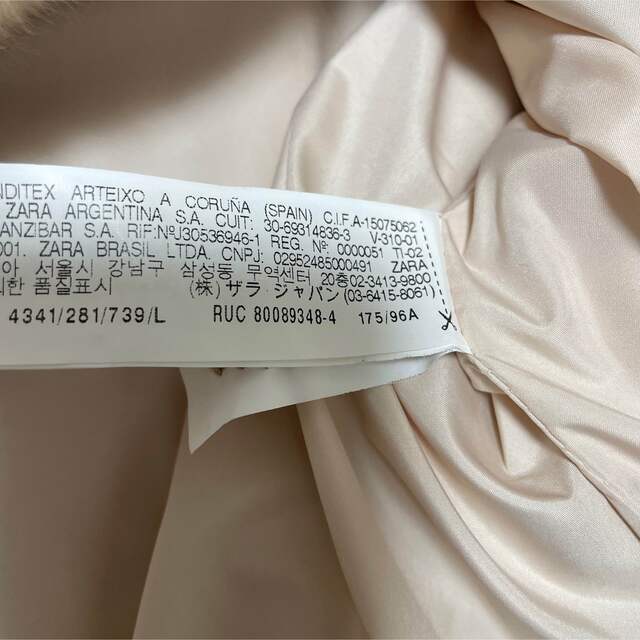 【美品・完売品】ZARA ザラ モコモコファーボアコート Lサイズ