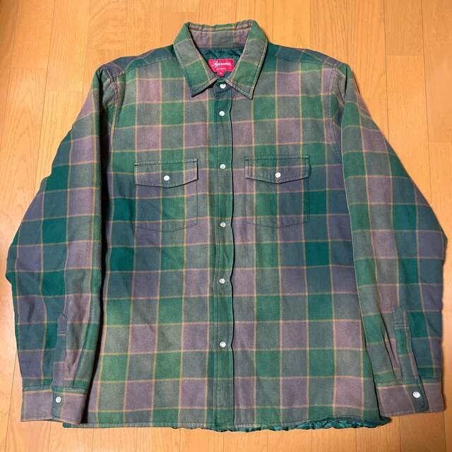 Quilted Faded Plaid Shirtのサムネイル