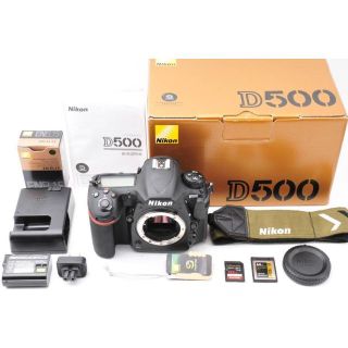 Nikon - ☆極上品☆ ニコン NIKON D500 128GB カード付 #717の通販|ラクマ